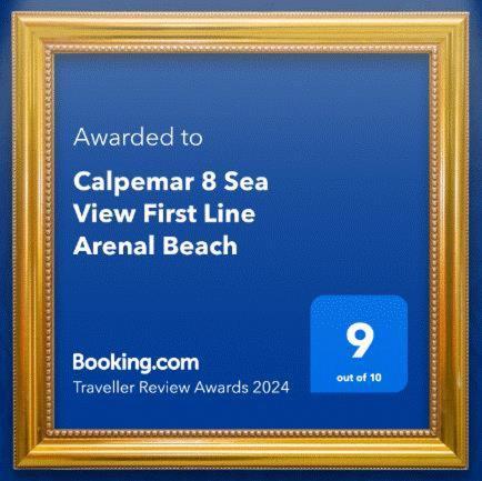 Calpemar 8 Sea View First Line Arenal Beach Buitenkant foto